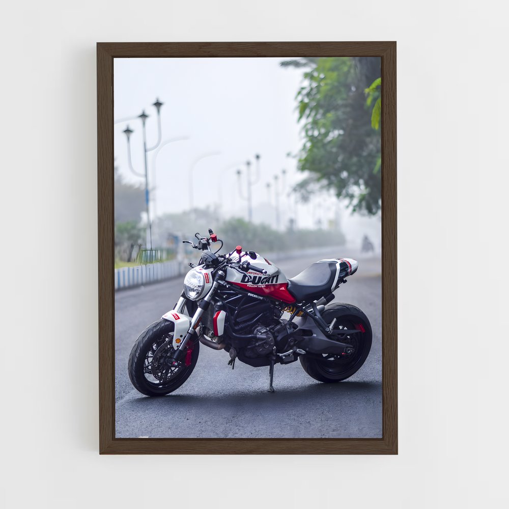 Poster Monstre Effrayant – affiche Ducati (vue 5)